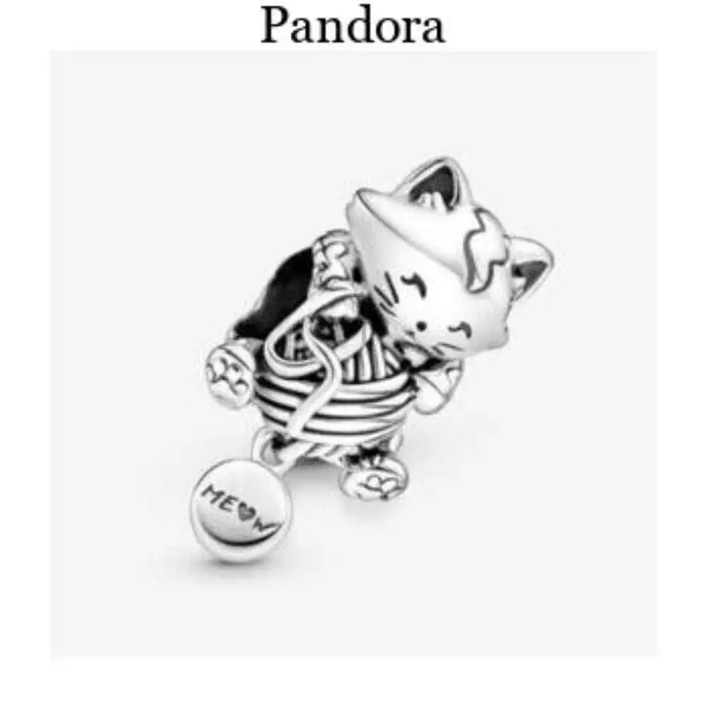 Pandora Kitten & Yarn Ball Charm - Picture 4 of 4